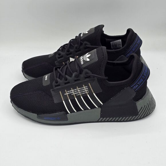 adidas NMD_R1 V2 Sneakers Men’s Core Black Cloud White HQ6628 Size 9 main image 4